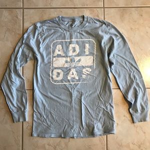 Light blue Adidas long sleeve men’s shirt